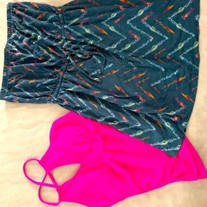 Tankini top & Coverup